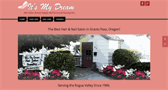 Desktop Screenshot of itsmydreamhairsalon.com